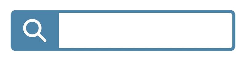 Flat design search box. Search bar. vector