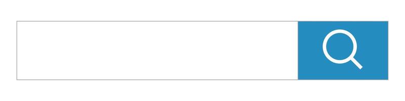 Search bar for web search. vector
