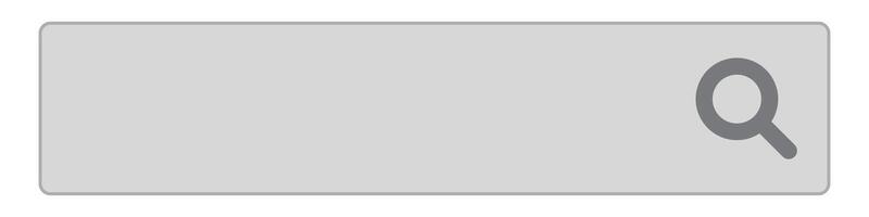 Gray search box. A search bar with input fields. vector
