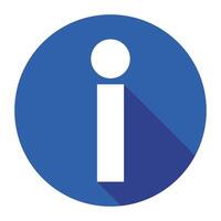 Modern information icon. Icon for guidance. vector