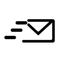 Send mail icon vector