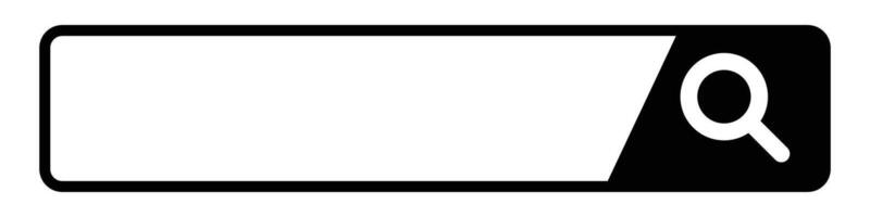 A search bar with a search button and input field. vector