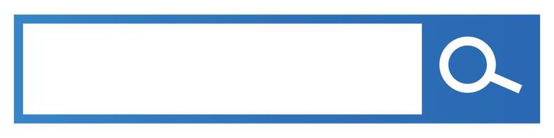 Search bar with magnifying glass. Internet Search. vector