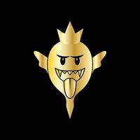 King Ghost Game Gold vector