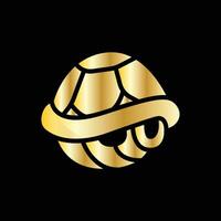 Turtle Shell Game Gold vector