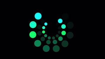 Loading Icon Animations On Alpha Channel 2D Animation video