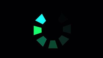 Loading Icon Animations On Alpha Channel 2D Animation video