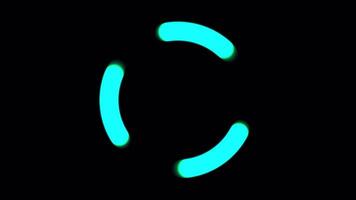 Loading Icon Animations On Alpha Channel 2D Animation video