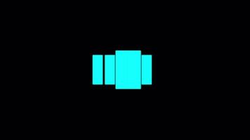 Loading Icon Animations On Alpha Channel 2D Animation video