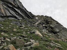 Trekking towards Pin Pass Trek in Himachal Pradesh, India photo