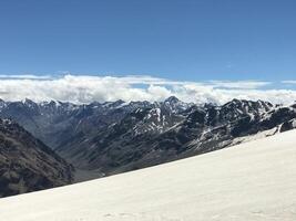 Trekking towards Pin Pass Trek in Himachal Pradesh, India photo