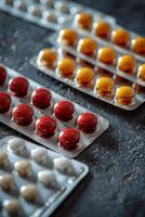 Close Up of Pack of Pills photo