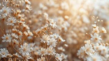 Blooming Flowers in Field photo