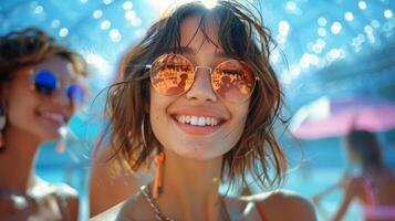Close-Up of Person Smiling photo
