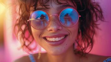 Close-Up of Person Smiling photo