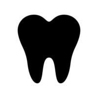 Human teeth icon isolated on white background vector