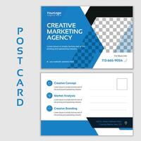 Corpotate Post Card Design Template vector