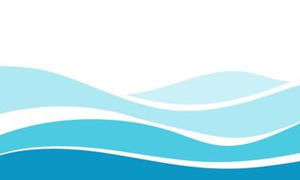 Smooth Water Flow Ripple Lines. illustration vector