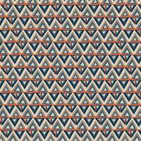 seamless geometric pattern. the geometric pattern of triangles in blue and orange. vector
