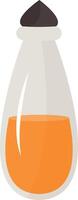 Magic Potion Bottle Illustration in Flat Design. Isolated on White Background vector