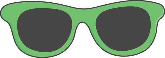 Summer Beach Element with Flat Cartoon Design. Isolated on White Background vector