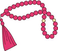 Ramadan Kareem Doodle in Flat Cartoon Design. Flat Illustration vector