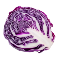 Cabbage Slice Isolated on Transparent Background png