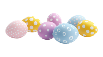 Easter Eggs Isolated on Transparent Background png