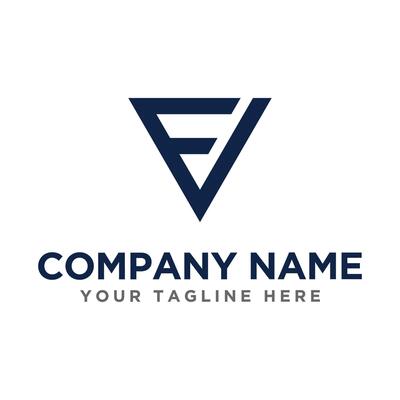 Letter FV Logo Design