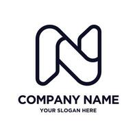 Letter N Logo Design vector