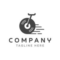 Bicycle Disk Logo Design vector