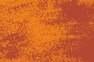 Orange background in grunge and rustic style. Simple and minimalist vintage dirty texture of rough surface for background. vector