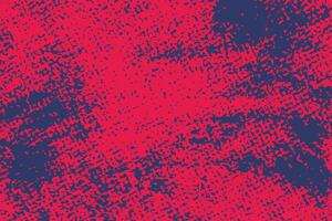 Red and blue background in grunge and rustic style. Simple and minimalist vintage dirty texture of rough surface for background vector