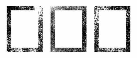 Set of grunge frame . Rustic frame design for text, picture, banner, poster, flyer, cover, paperwork, and more. vector
