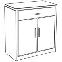 cupboard icon vectors illustration symbol design