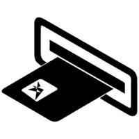 ATM card icon vectors illustration
