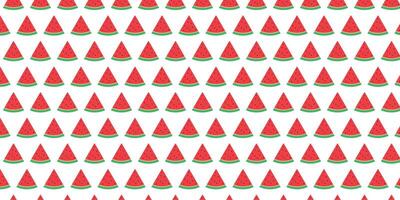 Slice of watermelon pattern background . vector