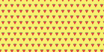 Fresh watermelon pattern background . vector