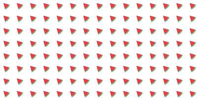 Slice of watermelon pattern background . vector