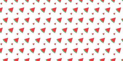 Fresh watermelon pattern background . vector