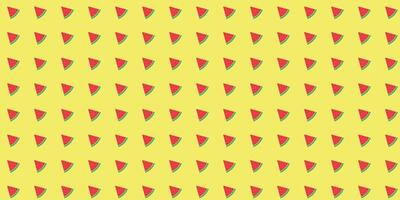 Slice of watermelon pattern background . vector