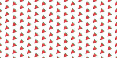 Fresh watermelon pattern background . vector