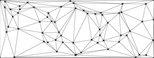 Digital geometric abstraction with lines and dots. Geometric abstract design. vector