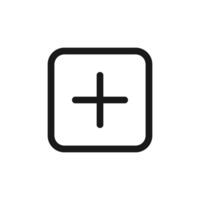 Add new post icon outline. illustrator vector