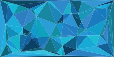 Abstract modern blue geometric triangle background. Illustration. vector