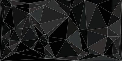 Abstract modern black geometric triangle background. Illustration. vector