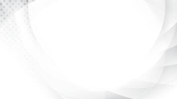 Abstract white and gray color, modern design stripes background with geometric round shape. illustration. vector