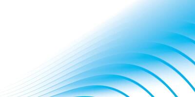 Abstract geometric white and blue color background with curve lines. illustration. vector