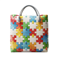 High Quality Realistic Bag Isolated on Transparent Background For Mockup png