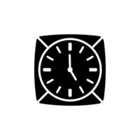clock icon design template elegant style vector